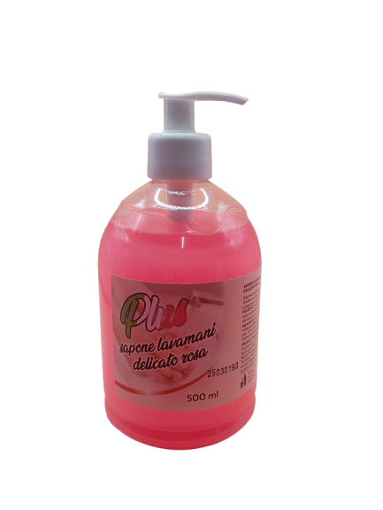 Plus sapone Delicato Rosa tekuté mydlo s pumpičkou 500ml