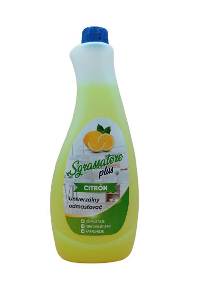 Plus Sgrassatore univerzálny čistič a odmasťovač bez rozprašovača 750ml - Citrón k.c 2380