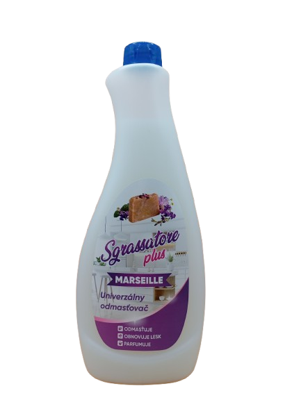 Plus Sgrassatore univerzálny čistič a odmasťovač bez rozprašovača 750ml – Marseille k.c 2381